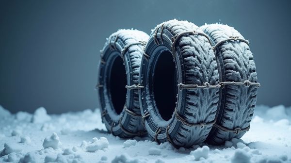 Optimiser votre adhérence sur neige avec chaînes et chaussettes 205/50 R17